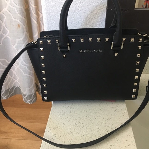 Michael Kors Handbags - Michael Kors Studded Selma Medium